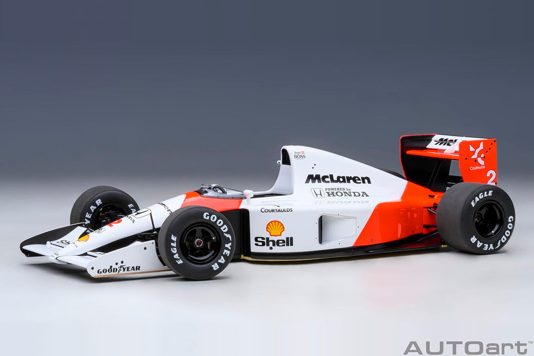 Autoart McLaren Honda MP4/6 1/18 Maßstabmodell 1991 Japanischer GP #2 Gerhard Berger