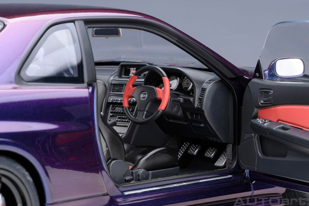 Autoart Nismo R34 GT-R Z-Tune 1/18 Finished Model in Midnight Purple III