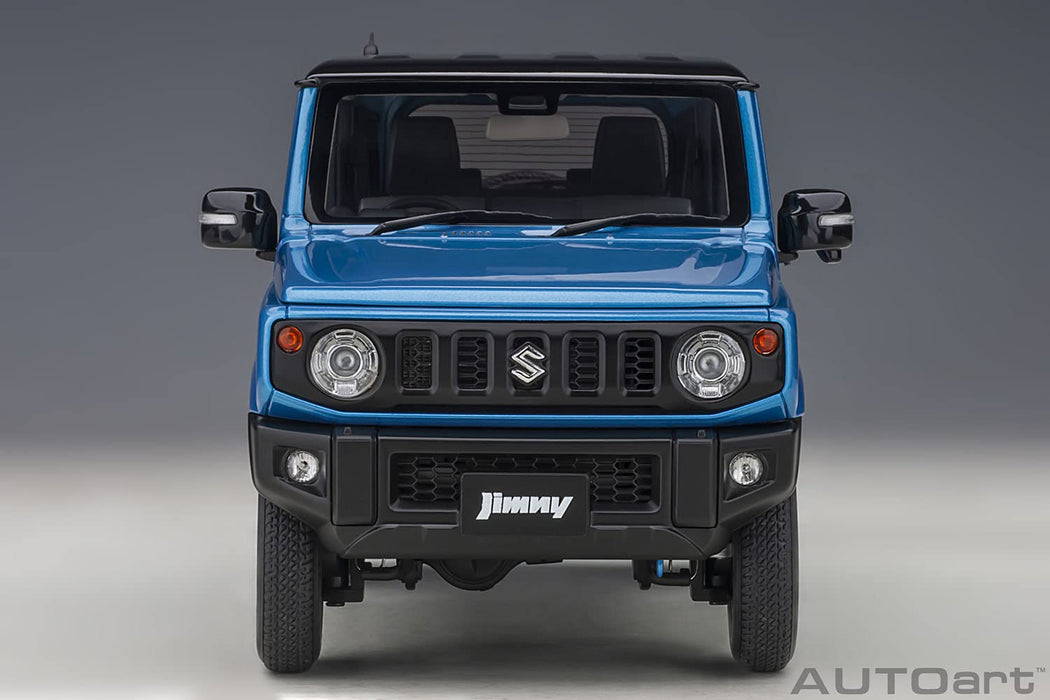 Autoart 1/18 Suzuki Jimny Jb64 Blau/Schwarz 78502