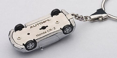 Autoart Honda CR-Z Miniature Aluminum Keychain Finished Product 1/87 Scale
