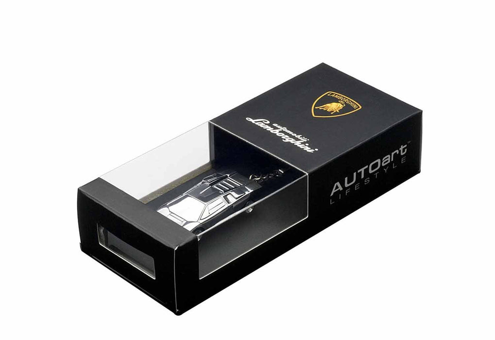 Porte-clés Autoart 1/87 Lamborghini Countach (aluminium)