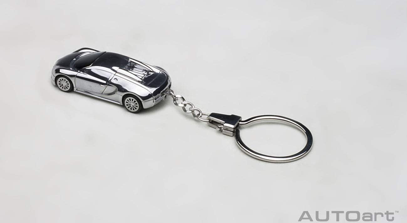 Autoart Bugatti Veyron Keychain 1/87 Scale Aluminum Design- Japan Figure Store - #1 Bring To You The Best Japanese Goods
