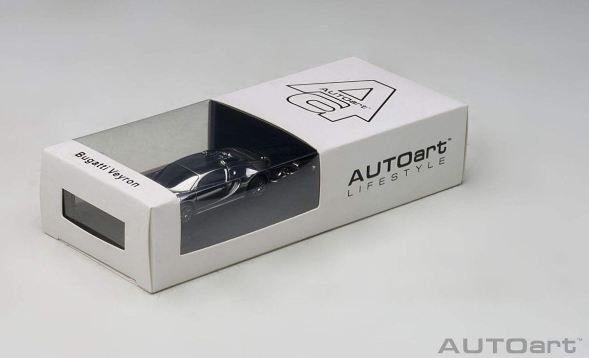 Autoart Bugatti Veyron Keychain 1/87 Scale Aluminum Design