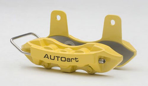 Autoart Yellow Brake Caliper Name Card Holder Finished Product