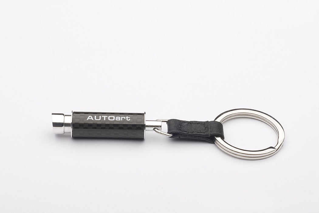 Autoart Carbon Exhaust Flashlight Keychain - Finished Product Design