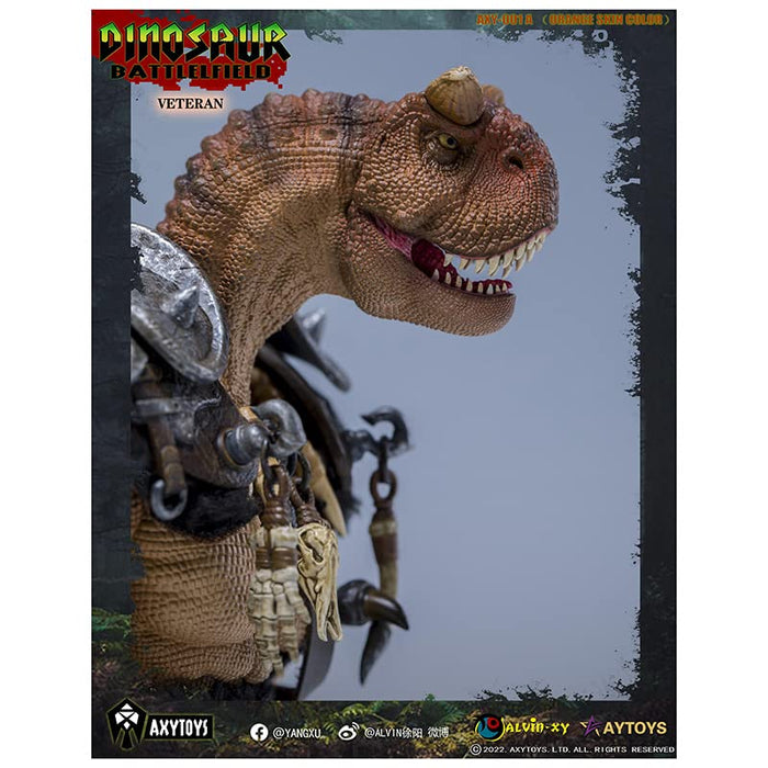 Axytoys Dinosaur Battlefield Axy001A Soldier Orange 1/12 Scale Pvc Abs Painted Action Figure Japan