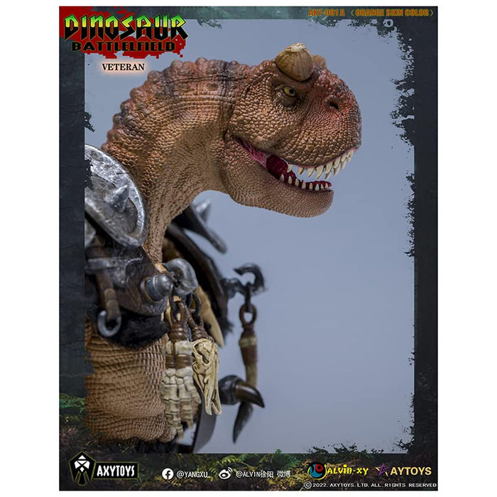 Axytoys Dinosaurier Schlachtfeld Axy001A Soldat Orange 1/12 Maßstab PVC ABS bemalt Actionfigur Japan