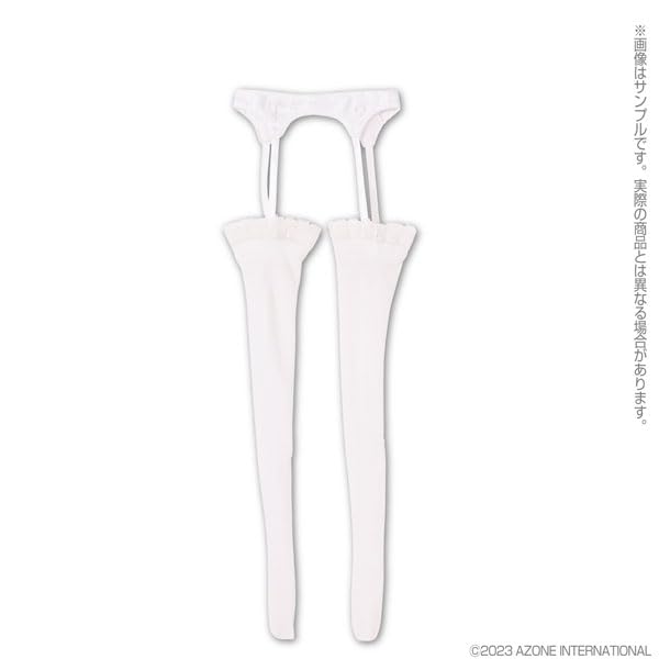 Azone Intl Garter Socks White 1/3 Scale Doll