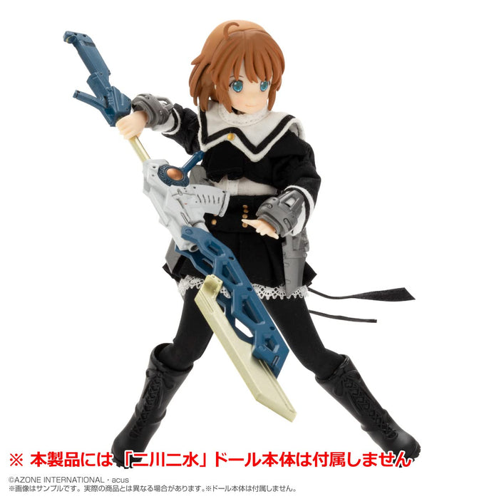 Azone International Assault Lily Gungnir à l'échelle 1/12, version bleue, produit fini en plastique, 16 cm, Japon