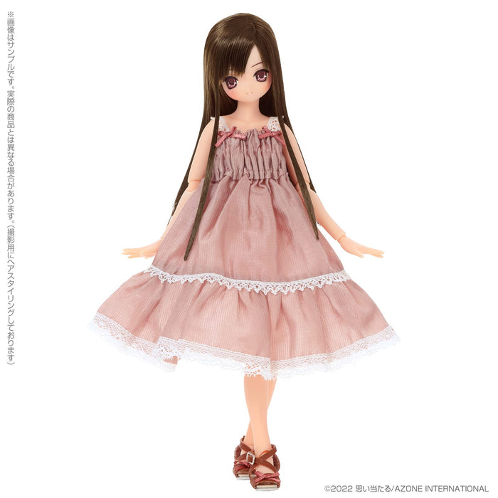 Azone International Ex Cute Aika / Sweet Memory Ensemble de poupées coordonnées ~ Cheveux bruns chocolat ~ 1/6 Scale Soft Vinyl Head Figure Collector Doll