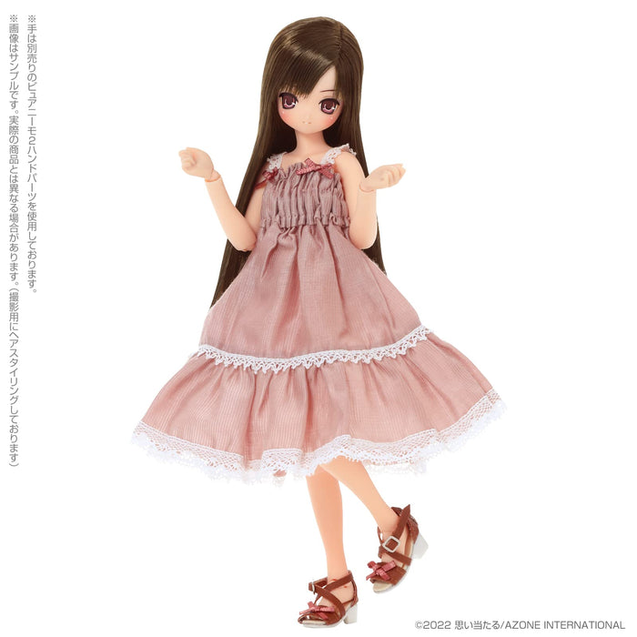 Azone International Ex Cute Aika / Sweet Memory Ensemble de poupées coordonnées ~ Cheveux bruns chocolat ~ 1/6 Scale Soft Vinyl Head Figure Collector Doll