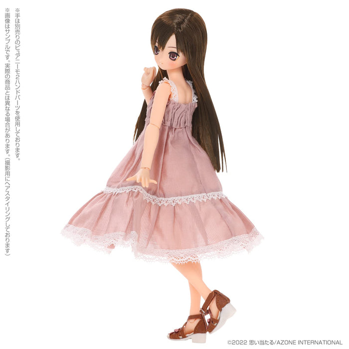 Azone International Ex Cute Aika / Sweet Memory Ensemble de poupées coordonnées ~ Cheveux bruns chocolat ~ 1/6 Scale Soft Vinyl Head Figure Collector Doll