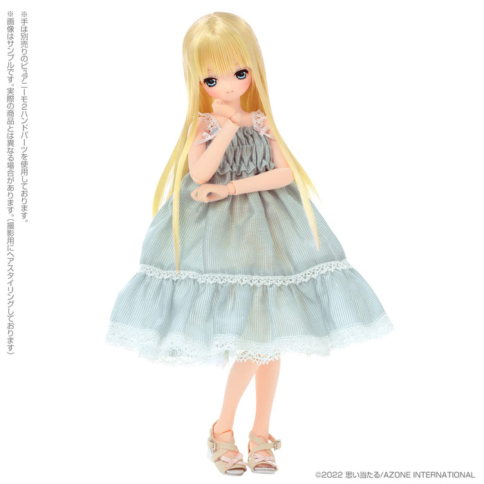 Azone International Ex Cute Lien Japan Doll Set 1/6 Scale Soft Vinyl Figure Pod004-Lsg Shiny Gold Hair