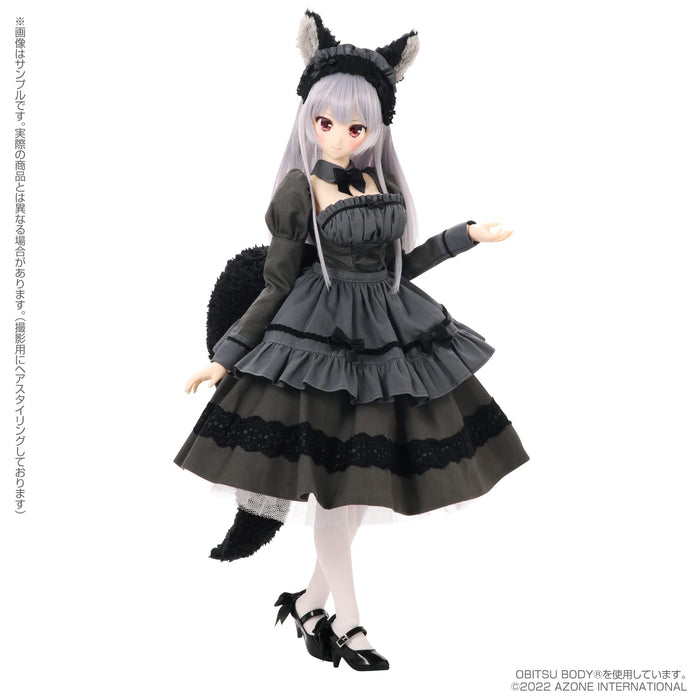 Azone International Iris Collect Leila Willkommen im Mofumofu Cafe Full Moon Wolf Maid Ver. Weiche Vinylkopffigur im Maßstab 1:3 Sammlerpuppe