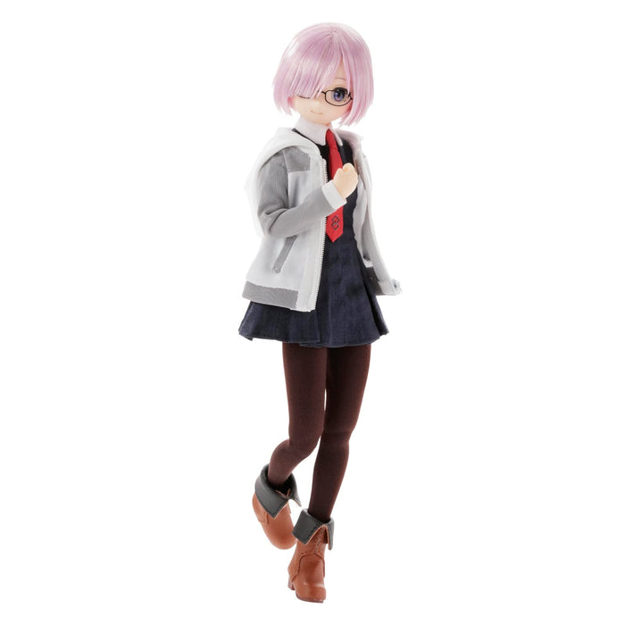 Azone International Pureneemo Character Series No.141 Fate/Grand Carnival Mash Kyrielight Poupée à l'échelle 1/6 en vinyle souple avec tête de collection