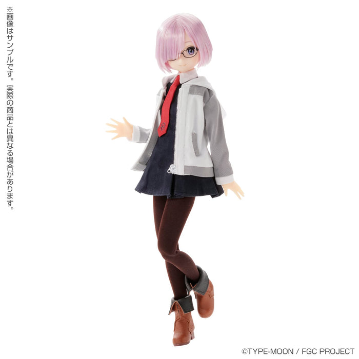 Azone International Pureneemo Character Series No.141 Fate/Grand Carnival Mash Kyrielight Poupée à l'échelle 1/6 en vinyle souple avec tête de collection