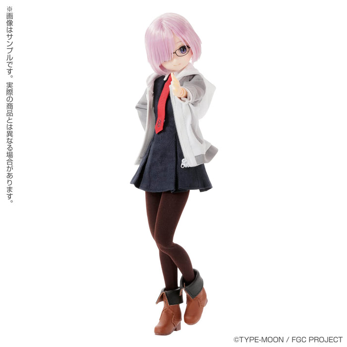 Azone International Pureneemo Character Series No.141 Fate/Grand Carnival Mash Kyrielight Poupée à l'échelle 1/6 en vinyle souple avec tête de collection