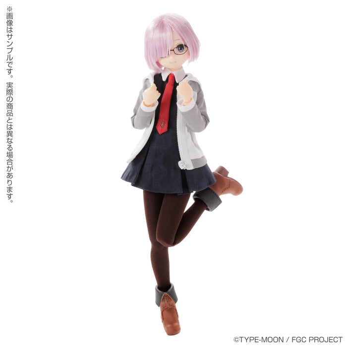 Azone International Pureneemo Character Series No.141 Fate/Grand Carnival Mash Kyrielight Poupée à l'échelle 1/6 en vinyle souple avec tête de collection