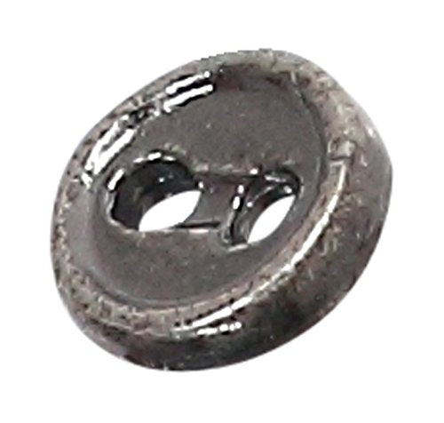 Azone Original 4Mm Double Hole Metal Button Antique Silver Amp116-Asv Doll Accessory