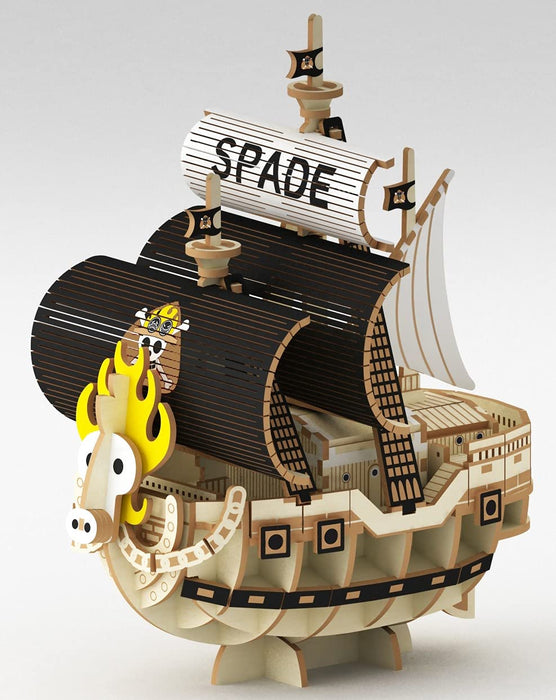 A-ZONE - Wooden Art Ki-Gu-Mi One Piece Spade Pirates' Ship