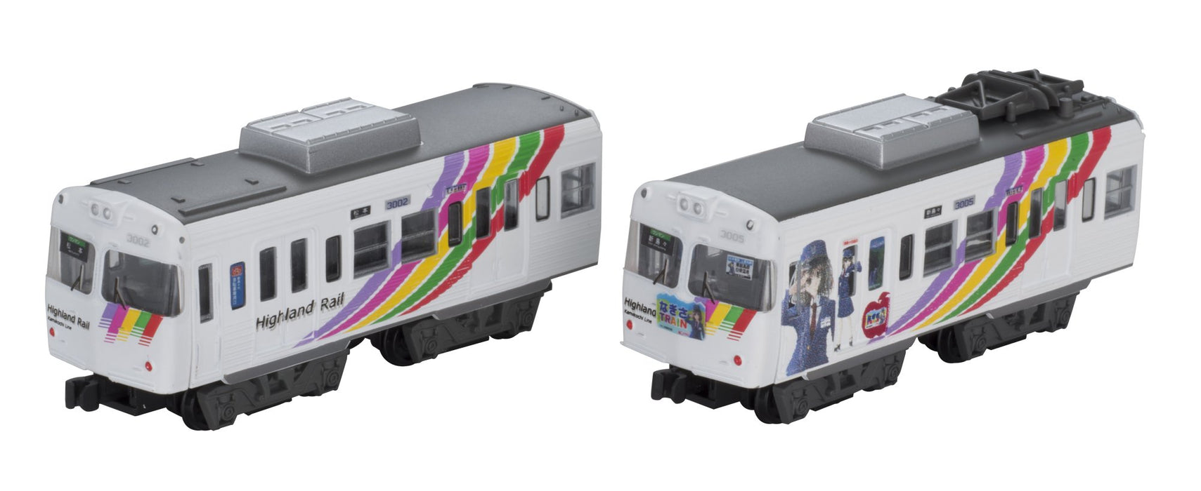 BANDAI B-Train Shorty Alpico Traffic Type 3000 'Nagisa Train' 2 Cars Set N Scale