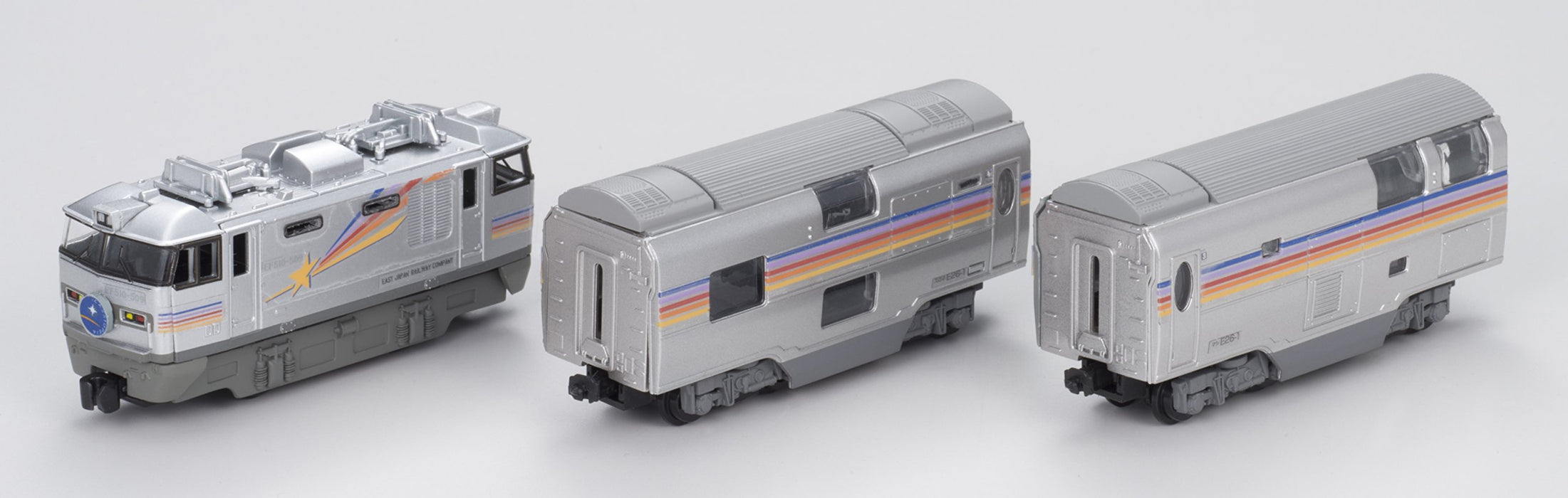 BANDAI - B-Train Shorty Sleeping Express 'Cassiopeia' Set A 3 Cars Set - N Scale