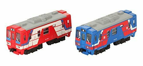 B Train Shorty Sanriku Railway Type 36 Blue Paint/ Red Paint 2-car Set - Japan Figure