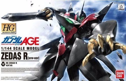 Bandai 1/144 Hg Gundam Age 12 Xxv-xcr Zedas R Plastic Model Kit - Japan Figure