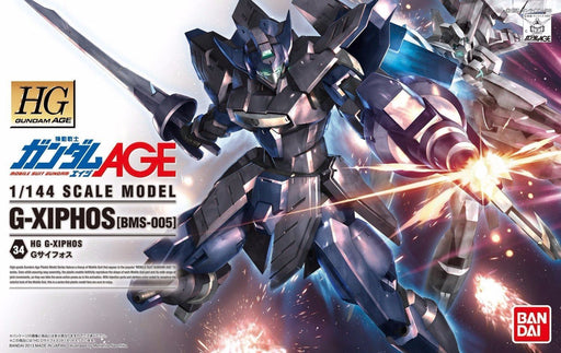 Bandai 1/144 Hg Gundam Age 34 Bms-005 G-xiphos Plastic Model Kit - Japan Figure