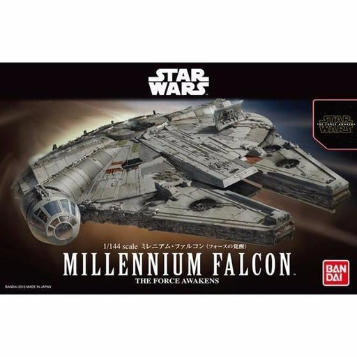 Bandai 1/144 Millennium Falcon The Force Awakens Plastic Model Kit Star Wars - Japan Figure