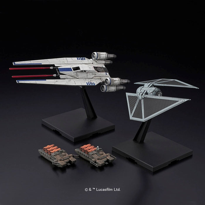 Bandai 1/144 Star Wars U-wing Fighter & Tie Striker Model Kit F/s
