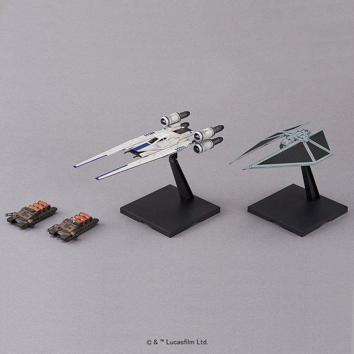 Bandai 1/144 Star Wars U-wing Fighter & Tie Striker Model Kit F/s