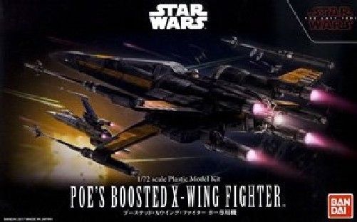 Bandai 1/72 Star Wars The Last Jedi Poe's Boosted X-wing Fighter Maquette