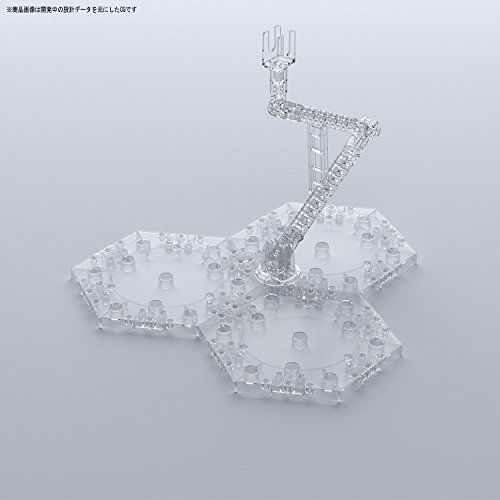 Bandai Action Base 4 Clear Model Kit Display Stand