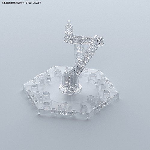 Bandai Action Base 5 Clear Model Kit Display Stand