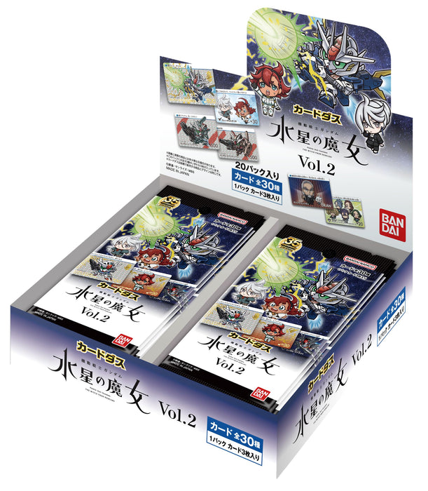 Bandai Carddass Gundam Witch Vol.2 20Pk Box