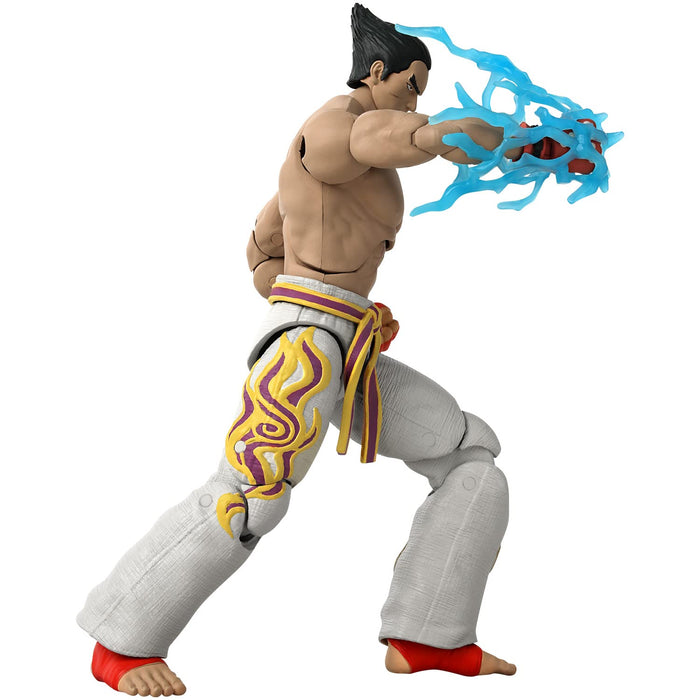 Bandai Tekken Kazuya Mishima Actionfigur | 17 cm, 17 Gelenke, Zubehör | Spielzeug für Jungen und Mädchen