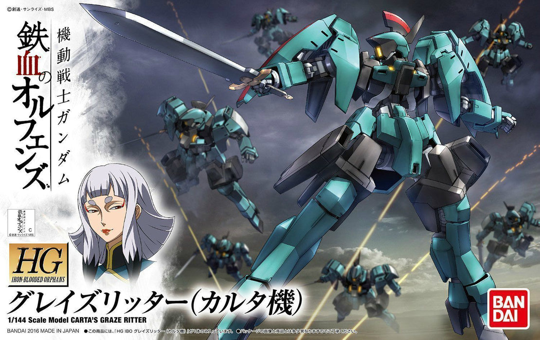 Bandai Hg 1/144 Carta's Graze Ritter Model Kit Gundam Iron-blooded Orphans - Japan Figure