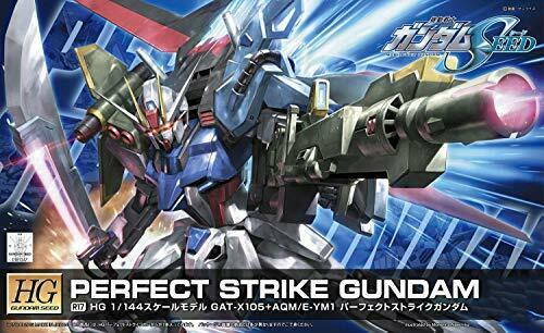 Bandai Hg 1/144 R17 Perfect Strike Gundam Gundam Kit de modèle en plastique