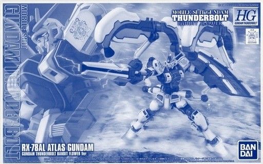 Bandai Hg 1/144 Rx-78al Atlas Gundam Thunderbolt Bandit Flower Ver Model Kit - Japan Figure