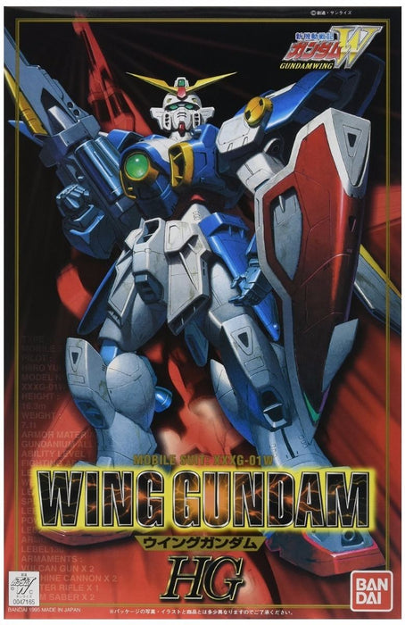 Bandai Hg 1/100 Xxxg-01w Wing Gundam Plastic Model Kit Gundam W