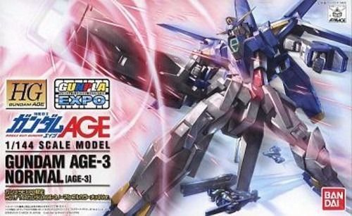 Bandai Hg 1/144 Age-3 Gundam Age-3 Normal Full Color Plated Ver Model Kit