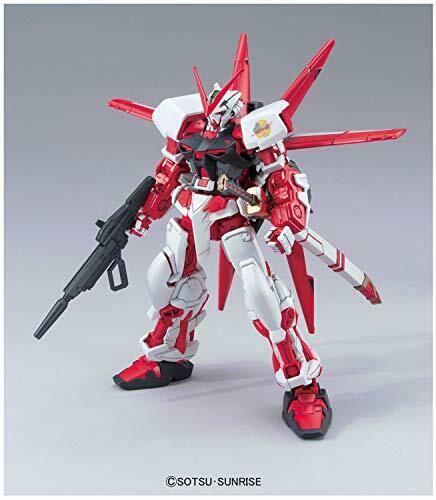 Bandai Hg 1/144 Gundam Astray Kit de modèle en plastique pour unité de vol à cadre rouge