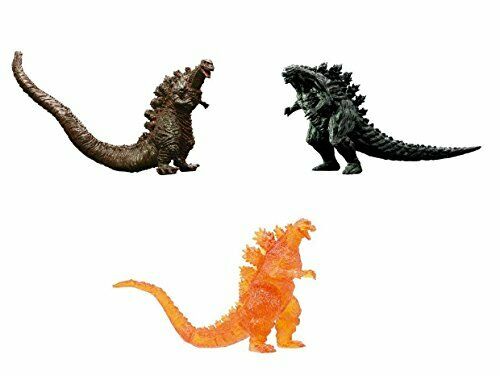 Bandai Hg Godzilla 2017 Normal Mini Figures All3set Gashapon Mascot Toys - Japan Figure