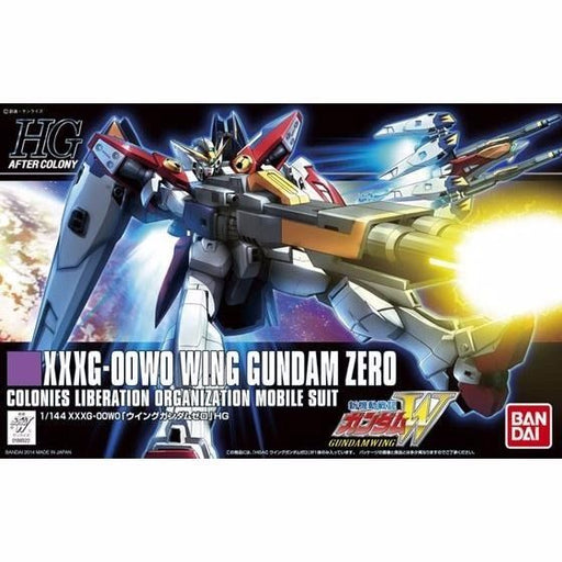 Bandai Hgac 1/144 Xxxg-00w0 Wing Gundam Zero Plastic Model Kit Gundam W Japan - Japan Figure
