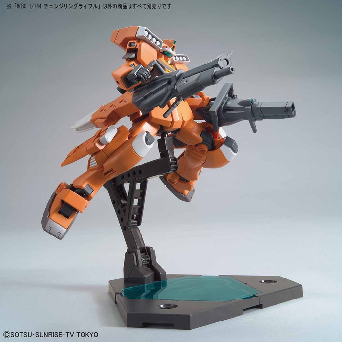 Bandai Hgbc 1/144 Kit de modèle en plastique pour fusil Changeling Gundam Build Fighters