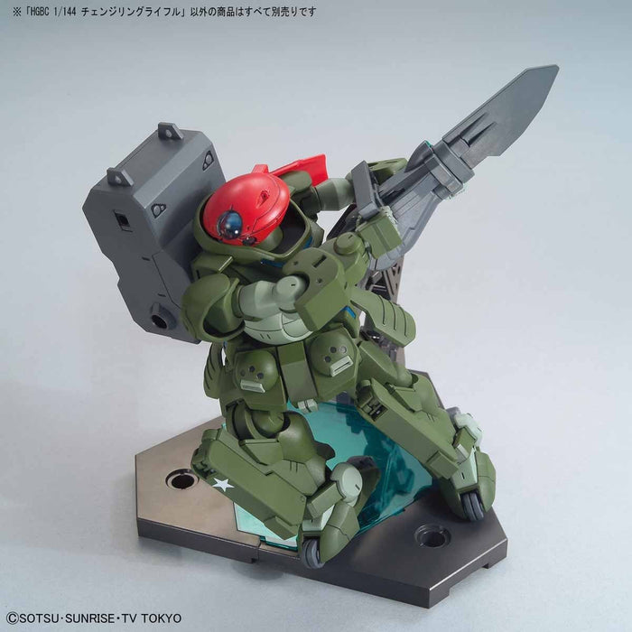 Bandai Hgbc 1/144 Kit de modèle en plastique pour fusil Changeling Gundam Build Fighters