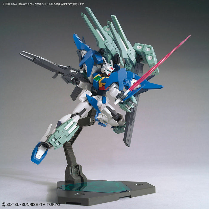 Bandai Hgbc 1/144 Hws &amp; Sv Kit d'armes personnalisées Gundam Build Divers