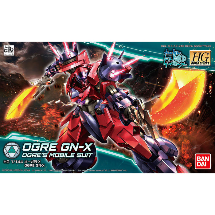 Bandai Hgbd 1/144 Ogre Gn-x Plastic Model Kit Gundam Build Divers