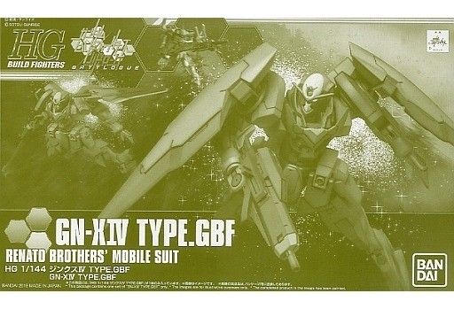 Bandai Hgbf 1/144 Gn-xiv Type.gbf Plastic Model Kit Gundam Build Fighters - Japan Figure